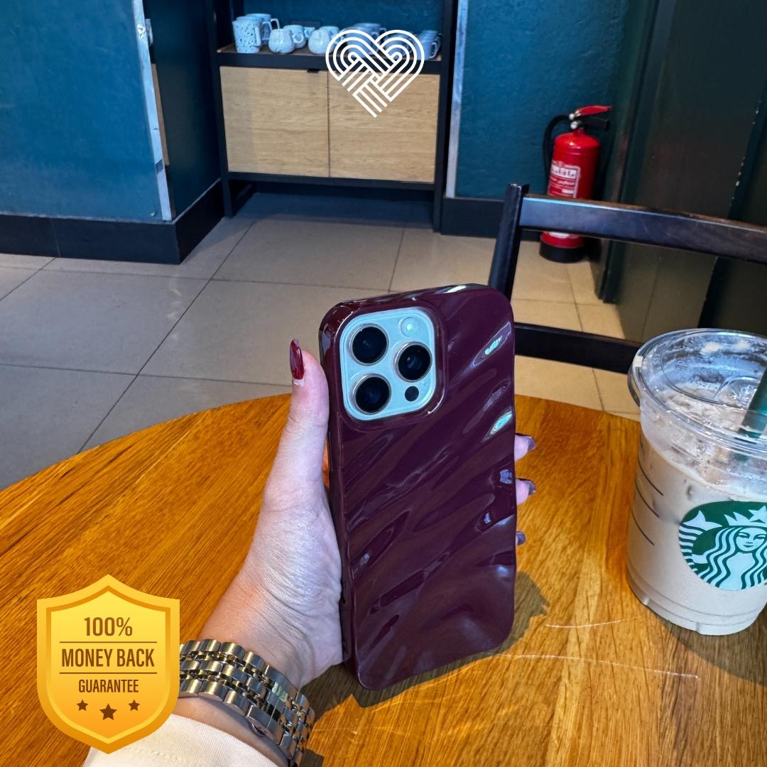 Glossy Wine Red Case