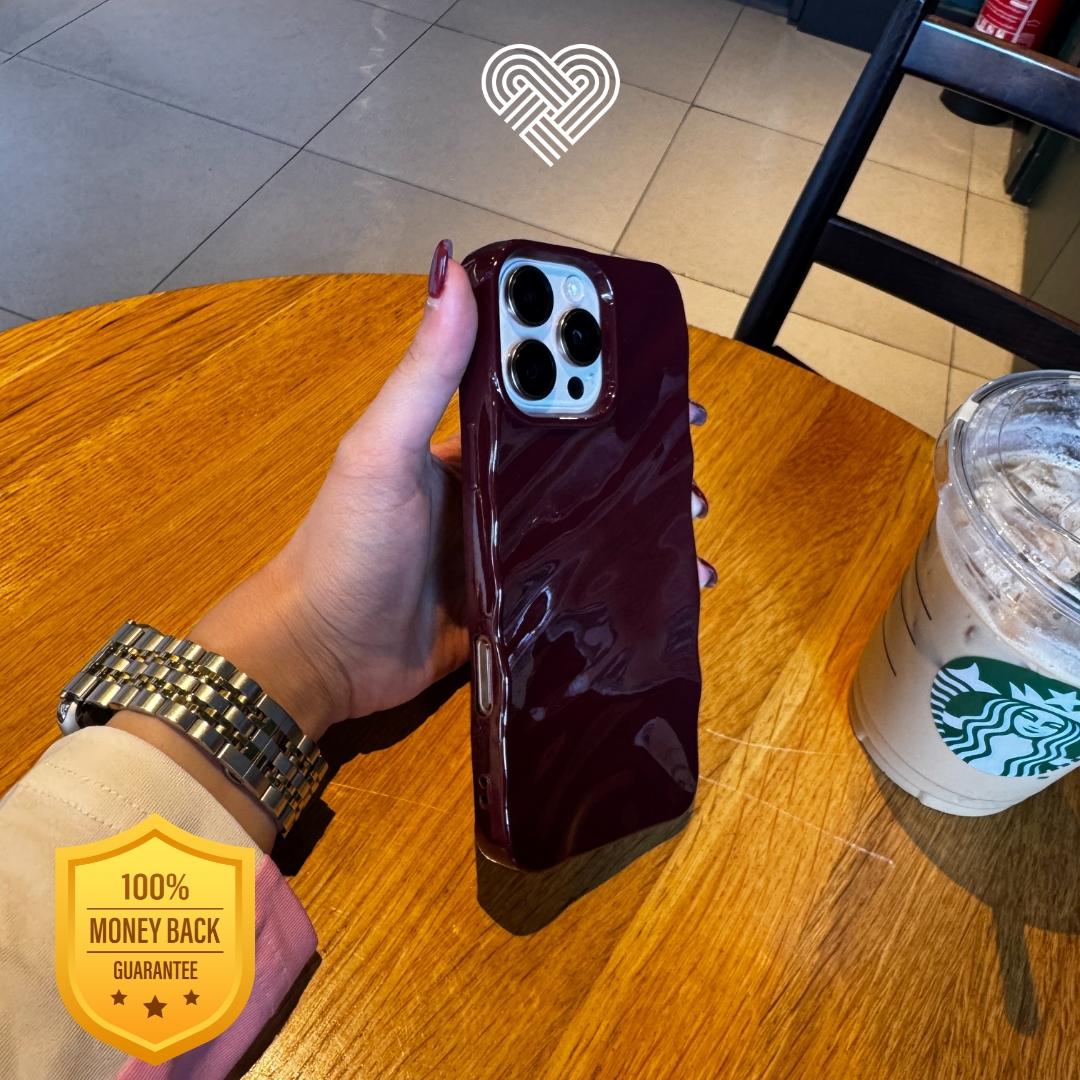 Glossy Wine Red Case