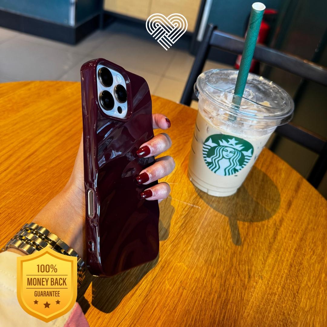 Glossy Wine Red Case