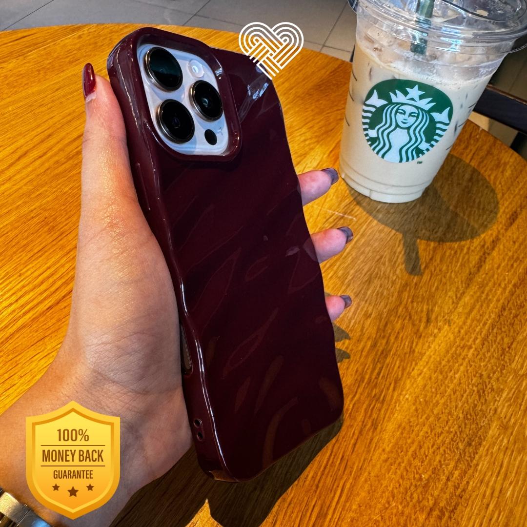 Glossy Wine Red Case