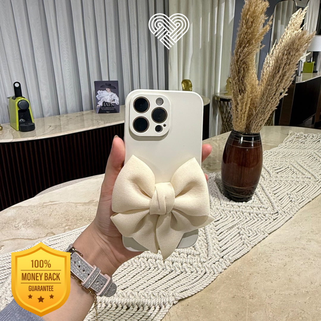 Fluffy Bow Phone Case