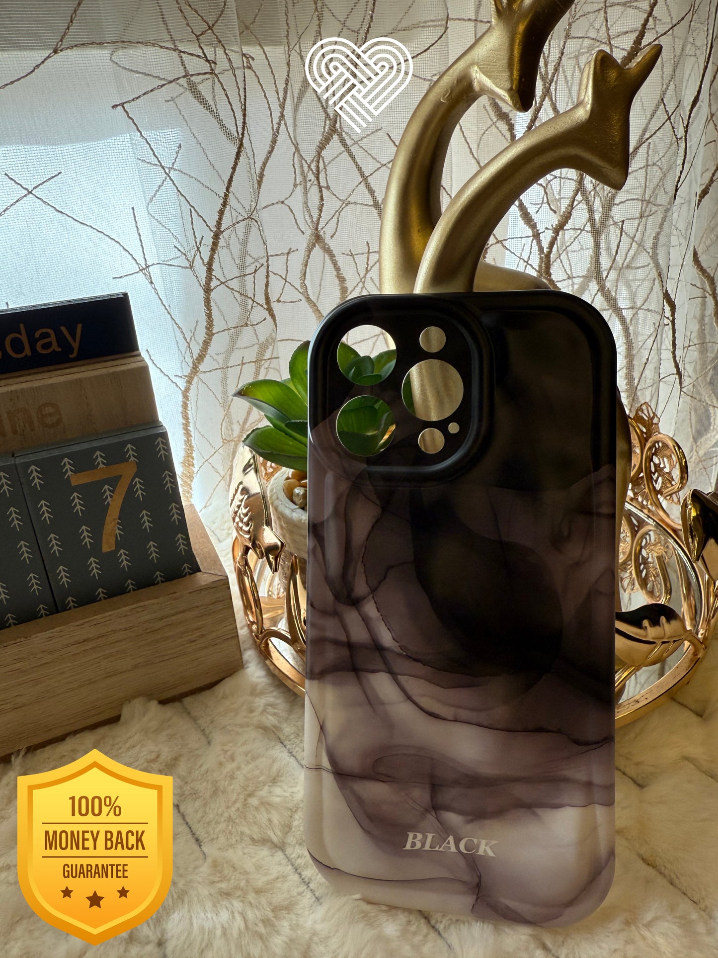 Black Marble Smoke Case