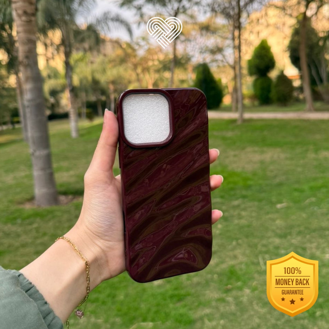 Glossy Wine Red Case