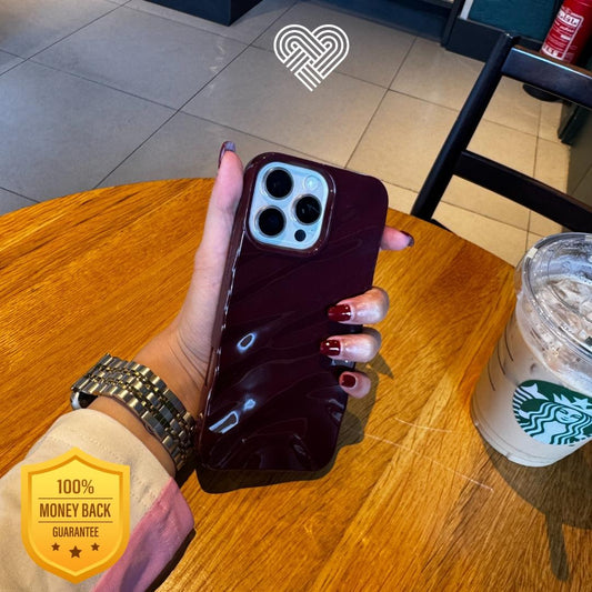 Glossy Wine Red Case