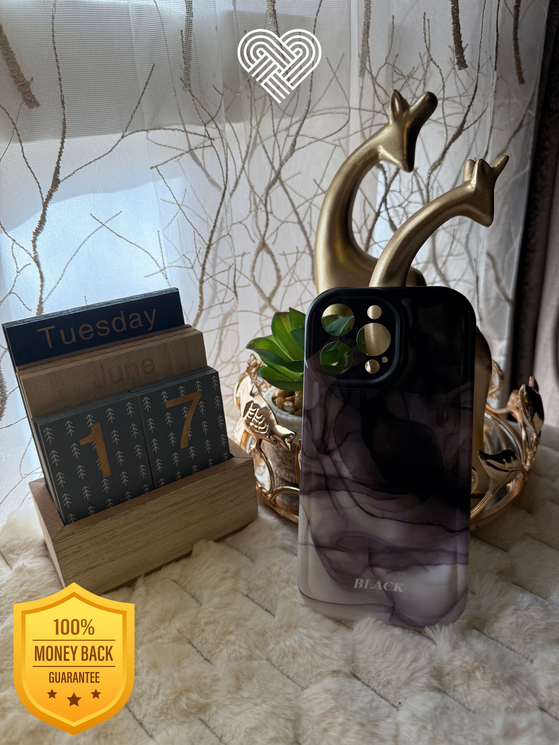 Black Marble Smoke Case